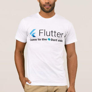 Fluter: Kom naar de Dart kant (lichte shirten) T-shirt