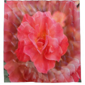 Fluterende bloemblaadjes.... douchegordijn (Voorkant)