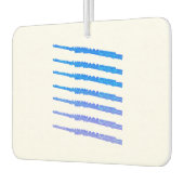 Flutes Patroon Blauwe Muziek Luchtverfrisser (Links)