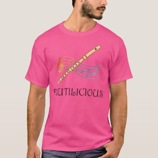 Flutilicious Funny Quote Klassiek Orkest Fluit T-shirt
