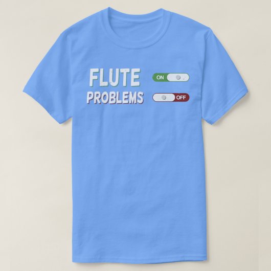 Flutist Cadeau voor Flutist Player T-shirt (Design voorkant)