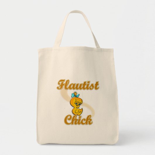Flutist Chick Tote Bag (Voorkant)