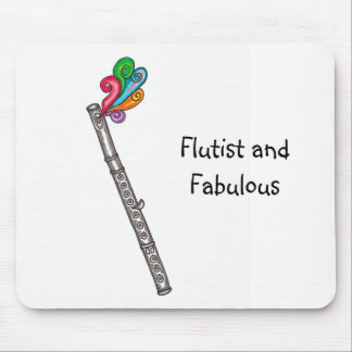 Flutist en Fabulous Mousepad Muismat