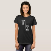 Flutist Funny Saying Orchestra Flute Player Musici T-shirt (Voorkant volledig)