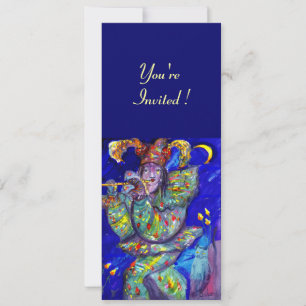 FLUTIST IN BLUE Party-programma Kaart