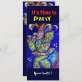 FLUTIST IN BLUE Party-programma Kaart (Voorkant / Achterkant)