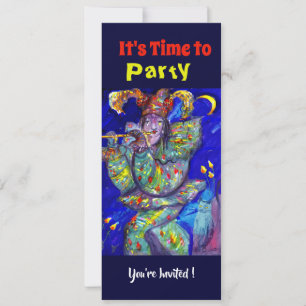 FLUTIST IN BLUE Party-programma Kaart