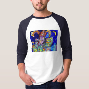 FLUTIST IN BLUE / Venetiaanse carnavalnacht T-shirt