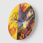 FLUTIST PORTRAIT/Venetiaans Masquerade Monogram Grote Klok (Hoek)