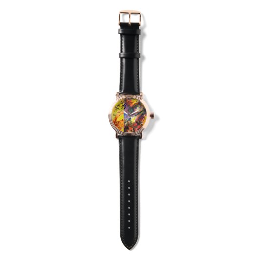 FLUTIST PORTRAIT/Venetiaans Masquerade Monogram Horloge (Bandje)