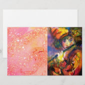 FLUTIST PORTRAIT/Venetiaanse Masquerade / Briefpapier (Voorkant / Achterkant)