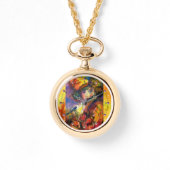 FLUTIST PORTRAIT/Venetiaanse Masquerade Horloge (Voorkant)