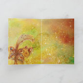 FLUTIST PORTRAIT/Venetiaanse Masquerade Kaart (Binnen)