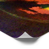 FLUTIST PORTRAIT/Venetiaanse Masquerade Poster (Hoek)