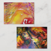 FLUTIST PORTRAIT/Venetiaanse Masquerade Visitekaartje (Voorkant / Achterkant)