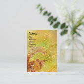 FLUTIST PORTRAIT/Venetiaanse Masquerade Visitekaartje (Staand voorkant)