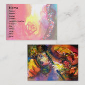 FLUTIST PORTRAIT/Venetiaanse Masquerade Visitekaartje (Voorkant / Achterkant)