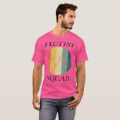 Flutist Squad Orkest Muziekfluit Speler T-shirt (Voorkant volledig)