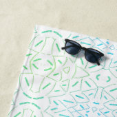 Flutter Abstract Strandlaken (In situ)