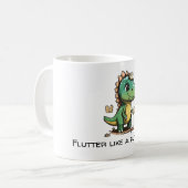 Flutter als een vlinder koffiemok (Voorkant links)