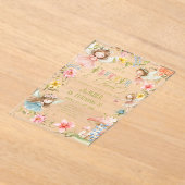 Flutter and Twirl Fairy Any Age Princess Birthday Acryl Uitnodigingen (Laagn)