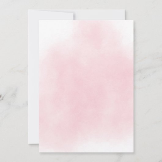 Flutter and Twirl Fairy First 1st Birthday Kaart (Achterkant)