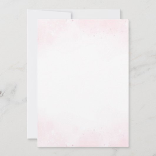 Flutter and Twirl Fairy First 1st Birthday Kaart (Achterkant)