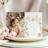 Flutter and Twirl Fairy princess Any Age BIrthday Kaart