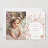 Flutter and Twirl Fairy princess Any Age BIrthday Kaart (Voorkant)