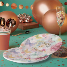 Flutter & Bloom Pastel Bloemen & Vlinders