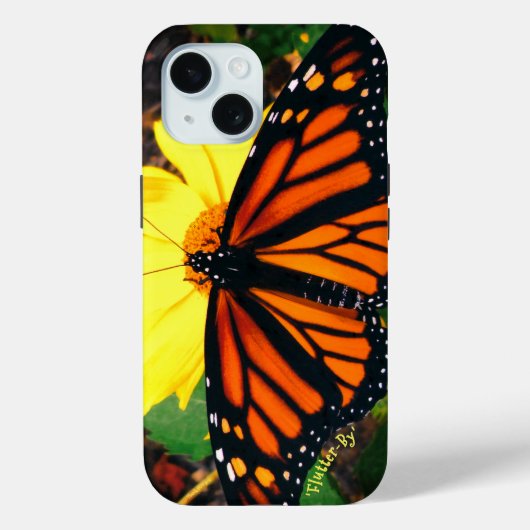 *'Flutter-By'-ontwerp Case-Mate iPhone Case (Achterkant)