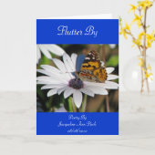 Flutter door Poëzie Wenskaart Kaart (Gele Bloem)