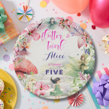 Flutter en draai Fairy bloementuin verjaardag
