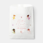 Flutter en Twirl Betoverd Fairy verjaardagsfeestje Bedankzakje (Voorkant)