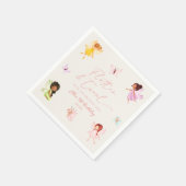 Flutter en Twirl Betoverd Fairy verjaardagsfeestje Servet (Hoek)