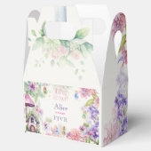 Flutter en twirl Fairy tuin waterverf verjaardag Bedankdoosjes (Geopend)