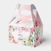 Flutter en twirl Fairy tuin waterverf verjaardag Bedankdoosjes (Achterkant)