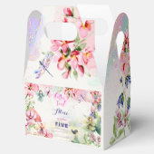 Flutter en twirl Fairy tuin waterverf verjaardag Bedankdoosjes (Geopend)