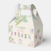 Flutter en twirl Fairy tuin waterverf verjaardag Bedankdoosjes (Achterkant)