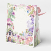 Flutter en twirl Fairy tuin waterverf verjaardag Bedankdoosjes (Achterkant)