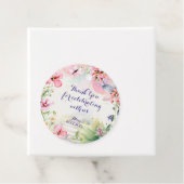 Flutter en twirl Fairy tuin waterverf verjaardag Bedankjes Labels (In situ)