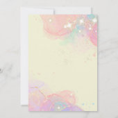 Flutter en twirl Fairy tuin waterverf verjaardag Kaart (Achterkant)