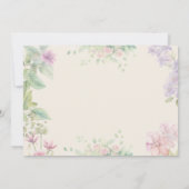 Flutter en twirl Fairy tuin waterverf verjaardag Kaart (Achterkant)