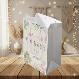 Flutter en twirl Fairy tuin waterverf verjaardag Medium Cadeauzakje