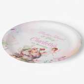 Flutter en Twirl Fairy Verjaardagsfeestje Borden Papieren Bordje (Gekanteld)