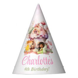 Flutter en Twirl Fairy Verjaardagsfeestje Pet Feesthoedjes