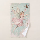 Flutter en Twirl Flower feeënmeisje Bad Handdoek (Handdoek)
