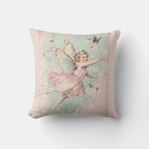 Flutter en Twirl Flower feeënmeisje Kussen