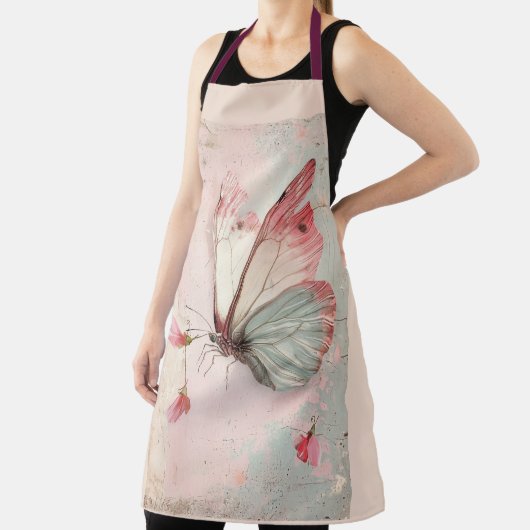 Flutter en Twirl Flower feeënmeisje Schort (Insitu)
