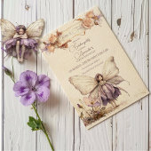 Flutter en Twirl Flower sprookjesmeisje Verjaardag Kaart